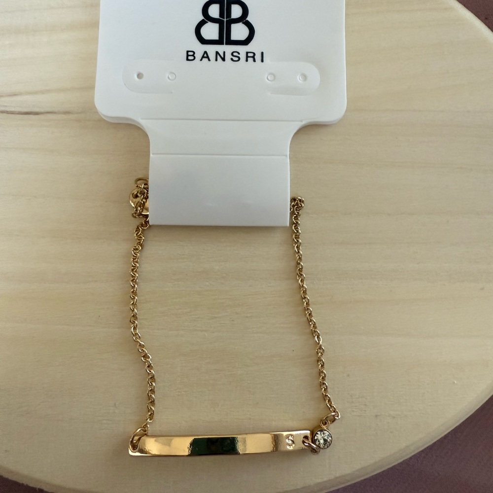 Bansri Gold Bracelet with Crystal Detail